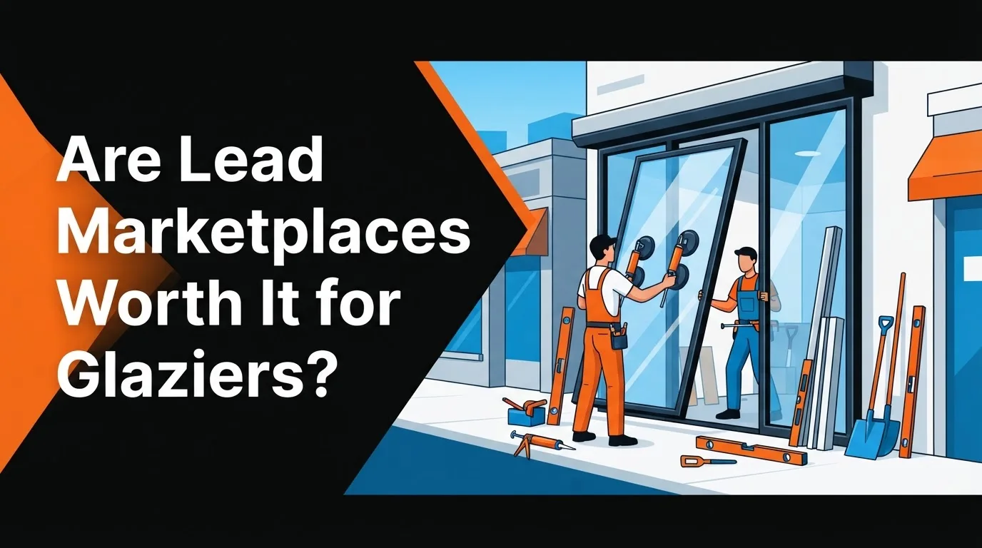 Are Lead Marketplaces Worth It for Glaziers?