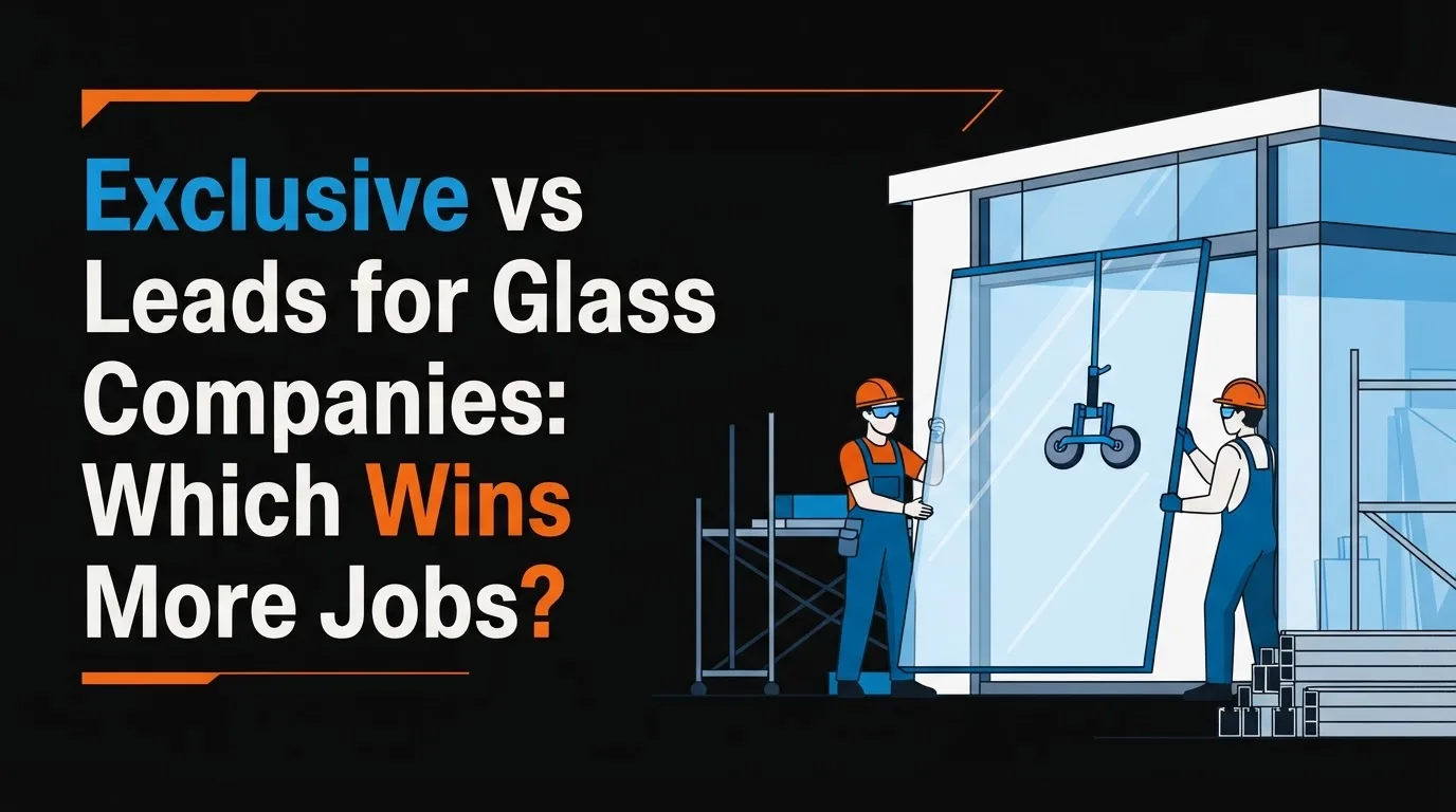 Exclusive vs Shared Leads for Glass Companies: Which Wins More Jobs?