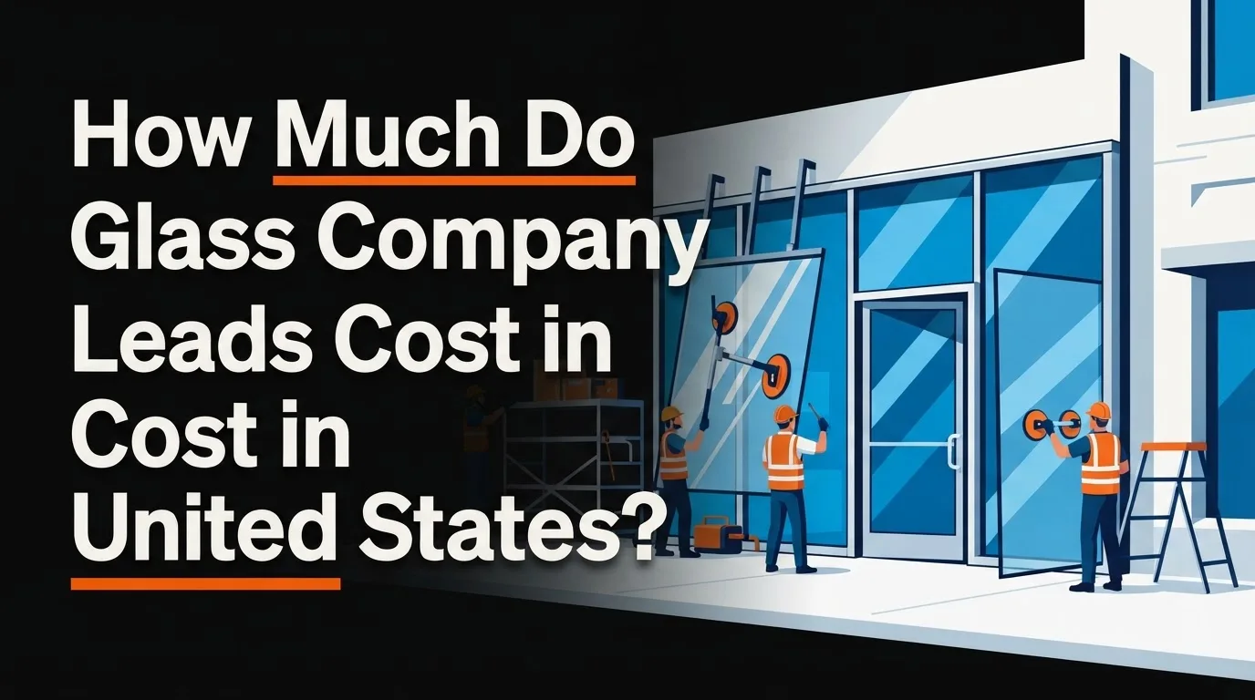 How Much Do Glass Company Leads Cost in the United States?